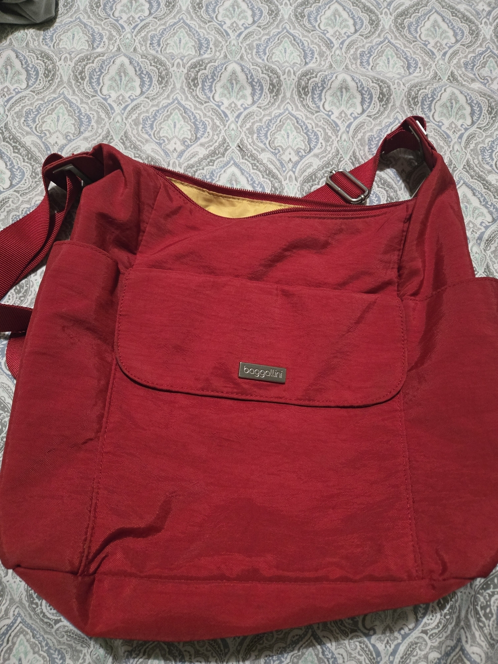 Baggallini Red Crossbody Shoulder Bag